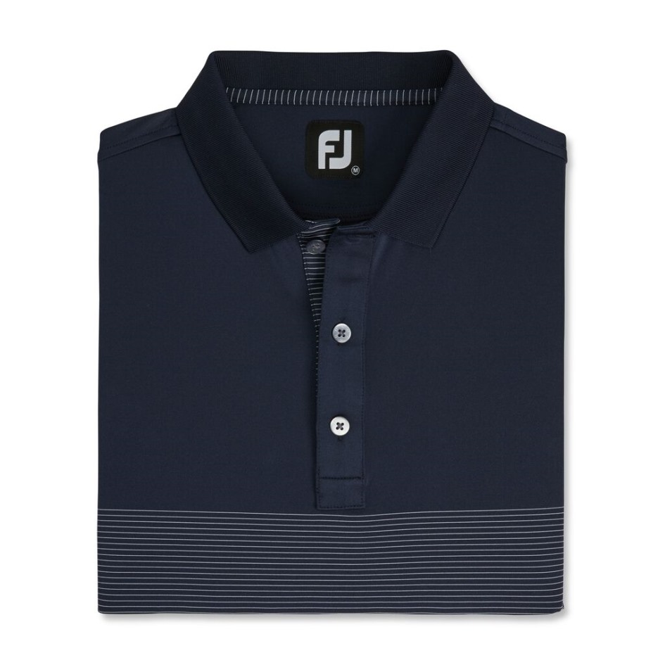 Lisle Engineered Pin Stripe Selbstkragen Footjoy Switzerland