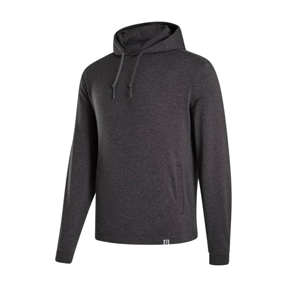 Footjoy Switzerland Leichter Kapuzenpullover Heather Charcoal