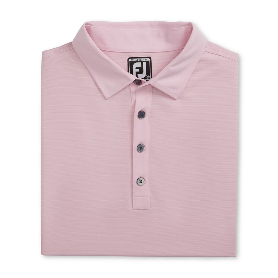 Athletische Passform, Schmaler End-on-End-Kragen Pink-white Footjoy Switzerland