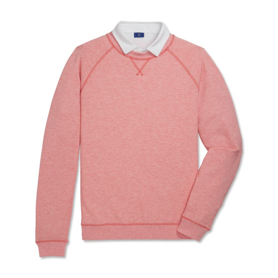 Footjoy Switzerland French Terry Rundhalskoralle Heather