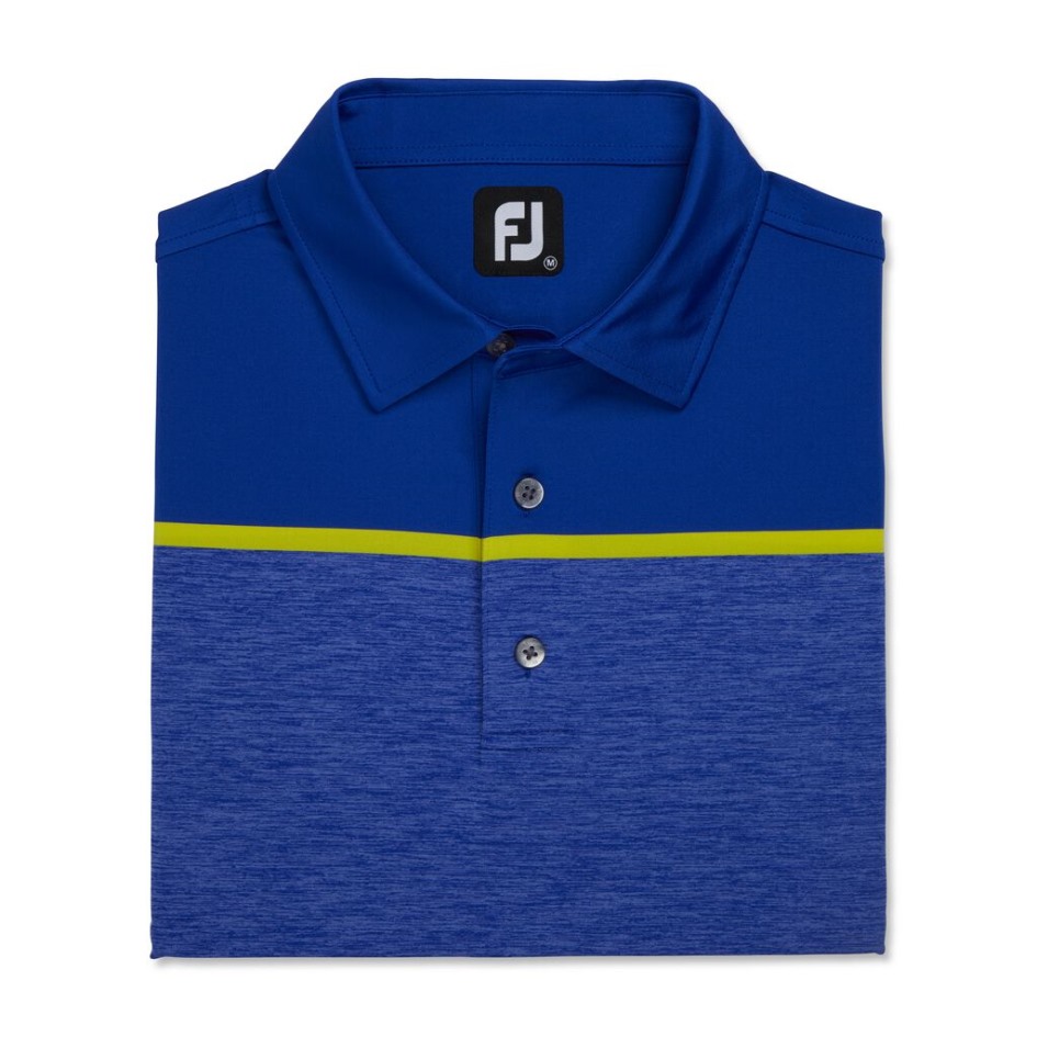 Footjoy Schweiz Ozean Spacedye Block Lisle Selbstkragen