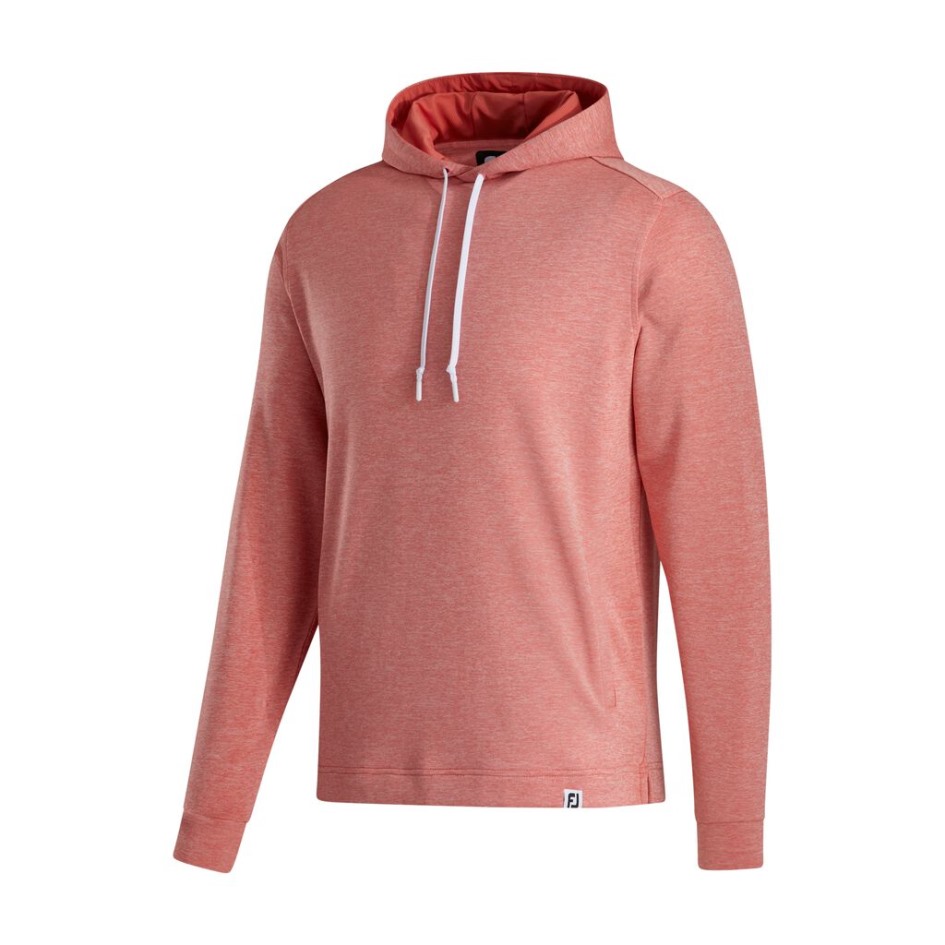 Footjoy Switzerland Heather Coral Leichter Hoodie