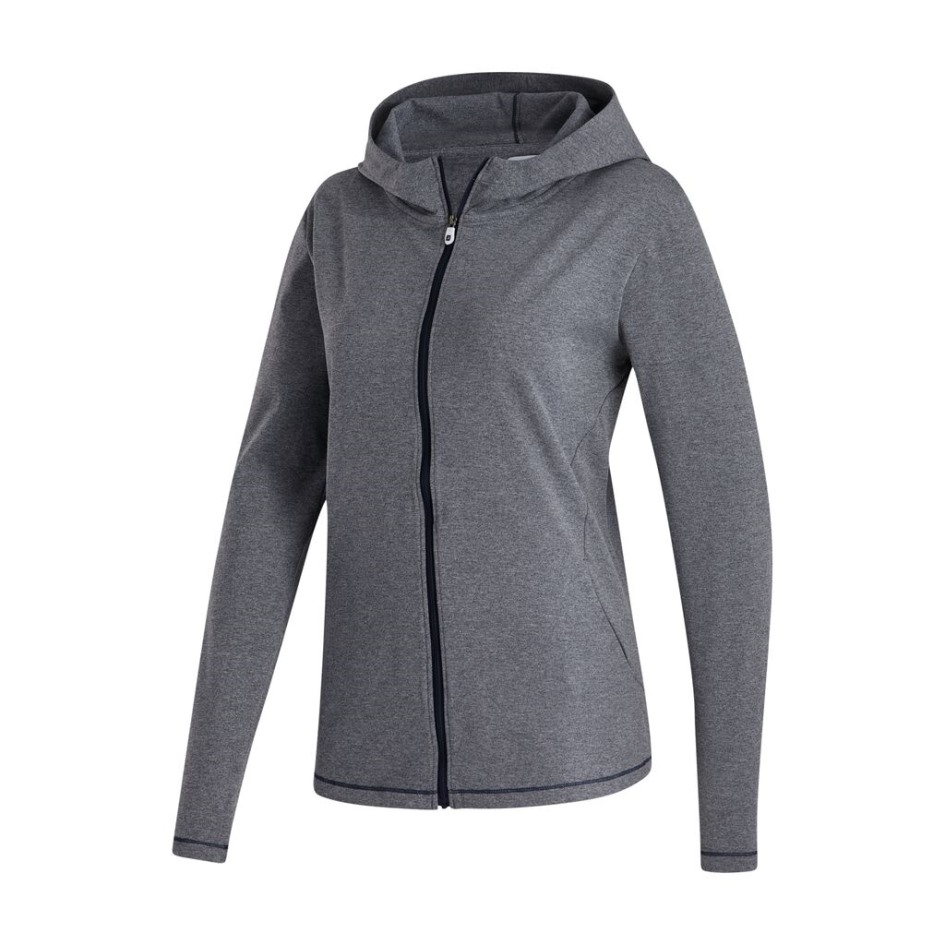 Kapuzenpullover Mit Durchgehendem Reißverschluss In Navy Heather Damen Footjoy Switzerland