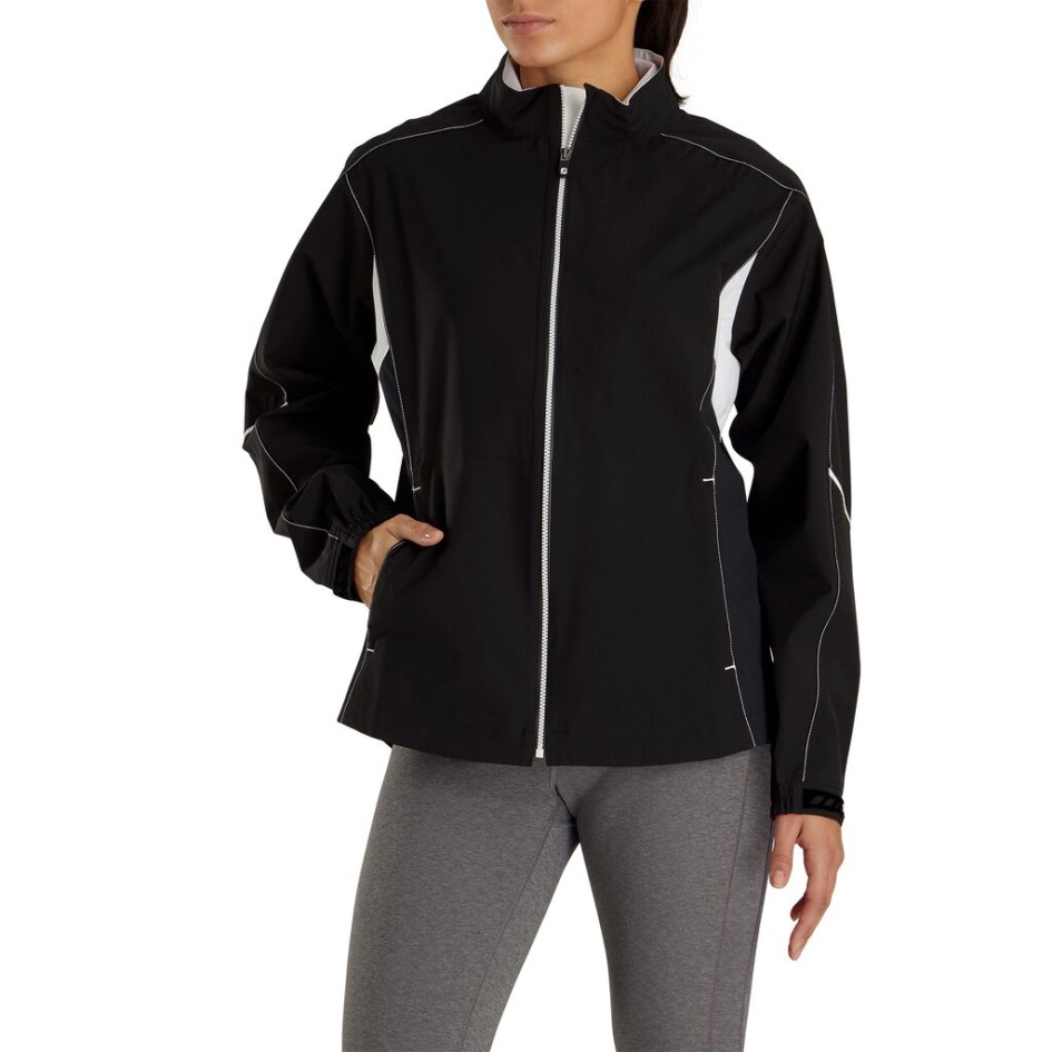 Footjoy Switzerland Black Fj Hydrolite Regenjacke Damen