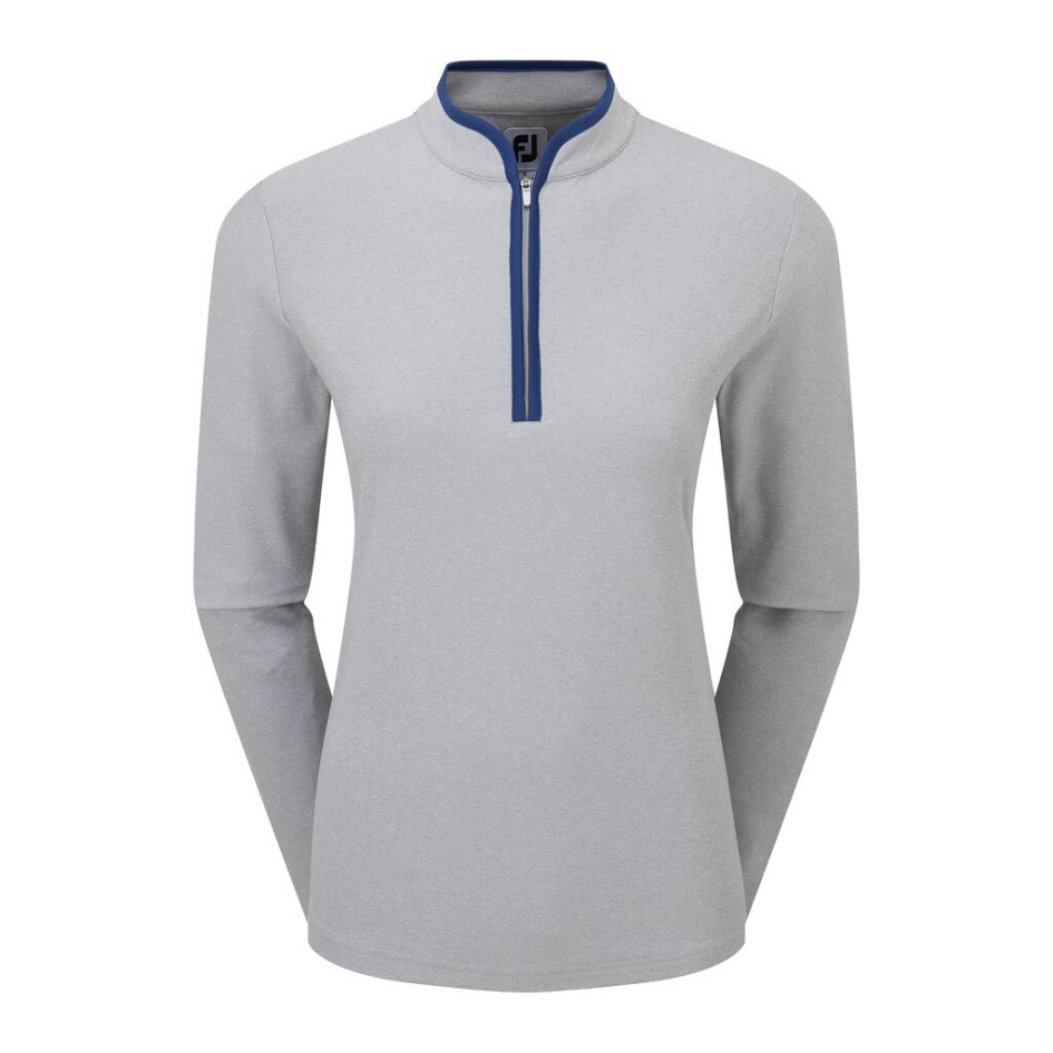 150. Open Knit Midlayer Damen Footjoy Switzerland Silver