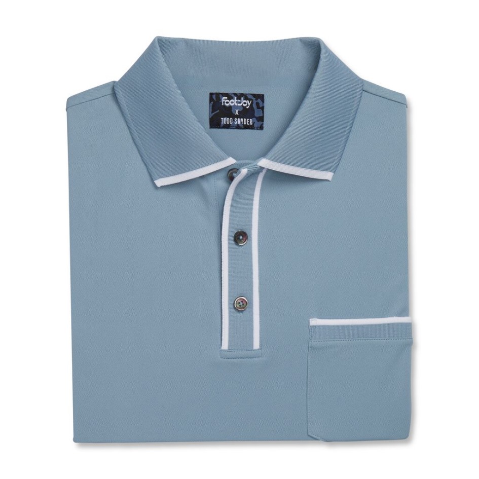 Piqué-Poloshirt Mit Spitzen Von Footjoy Schweiz Ashley Blue