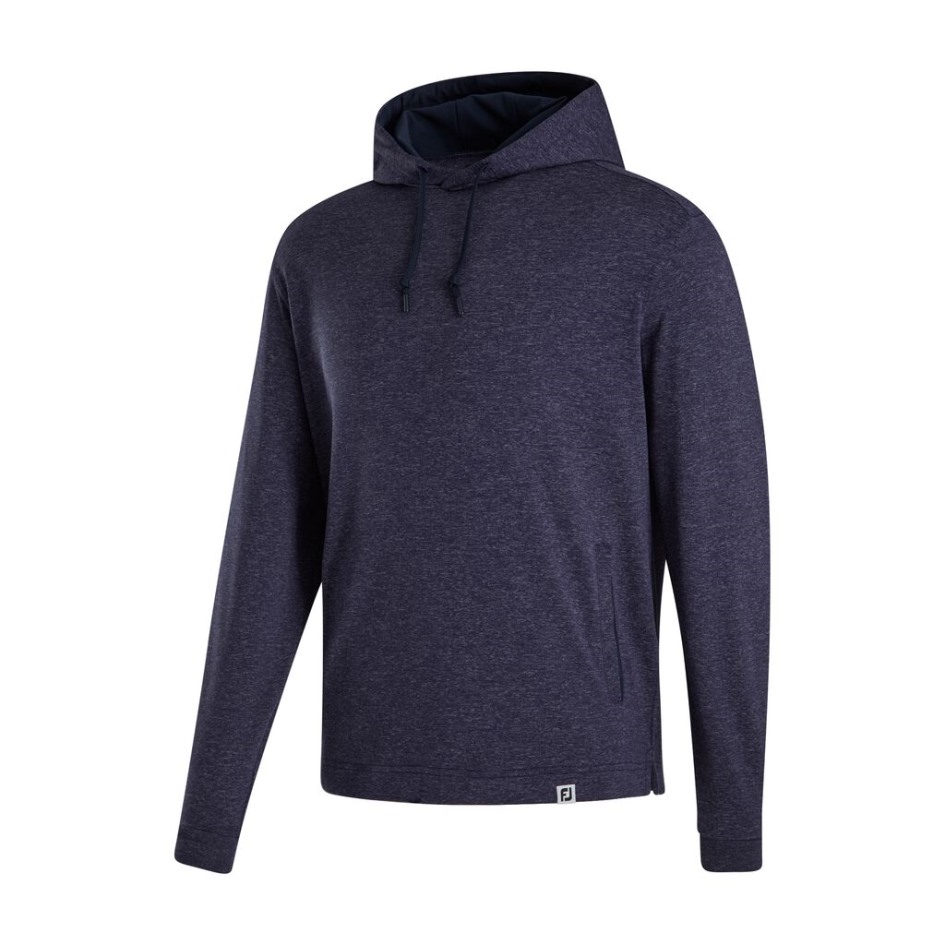 Footjoy Switzerland Leichter Kapuzenpullover Heather Navy