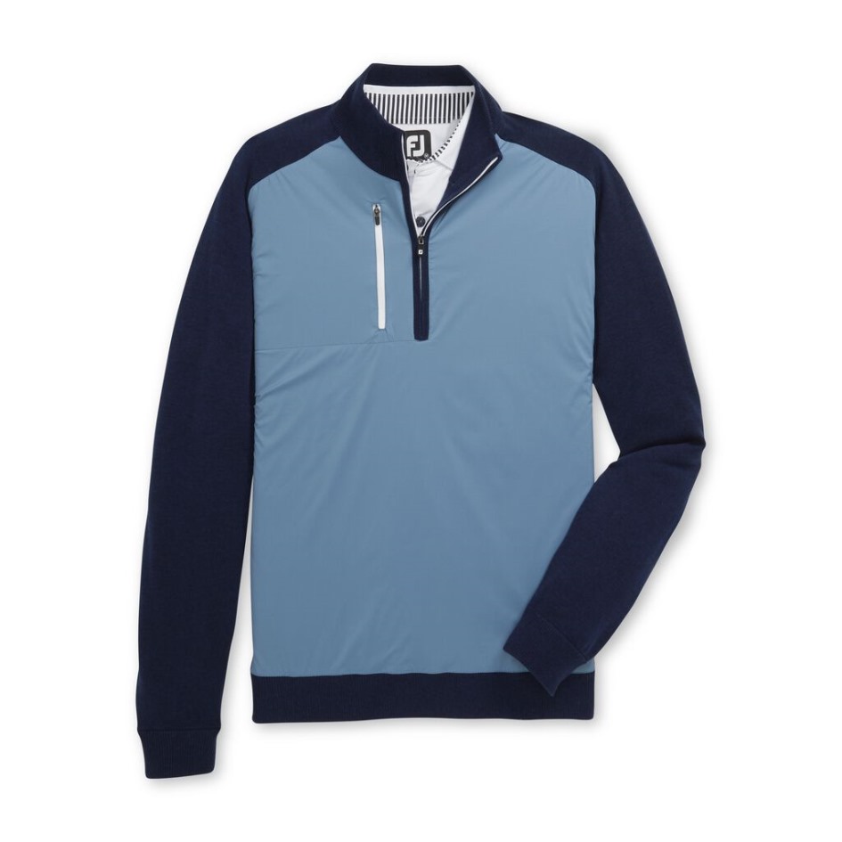 Navy-Denim-Tech-Pullover Footjoy Switzerland