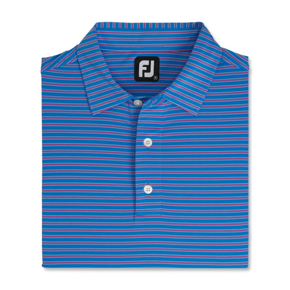 French Blue-Pink-White Stretch-Lisle-Nadelstreifen Footjoy Switzerland