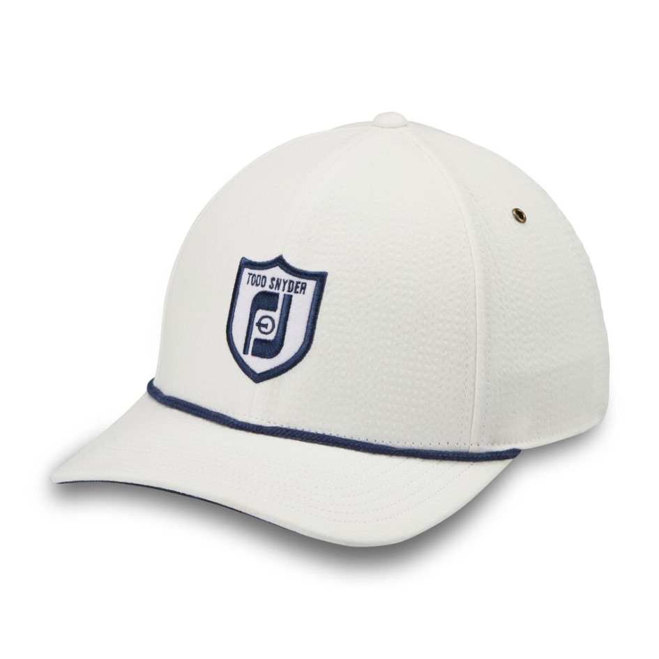 Seersucker-Seilkappe Footjoy Switzerland White