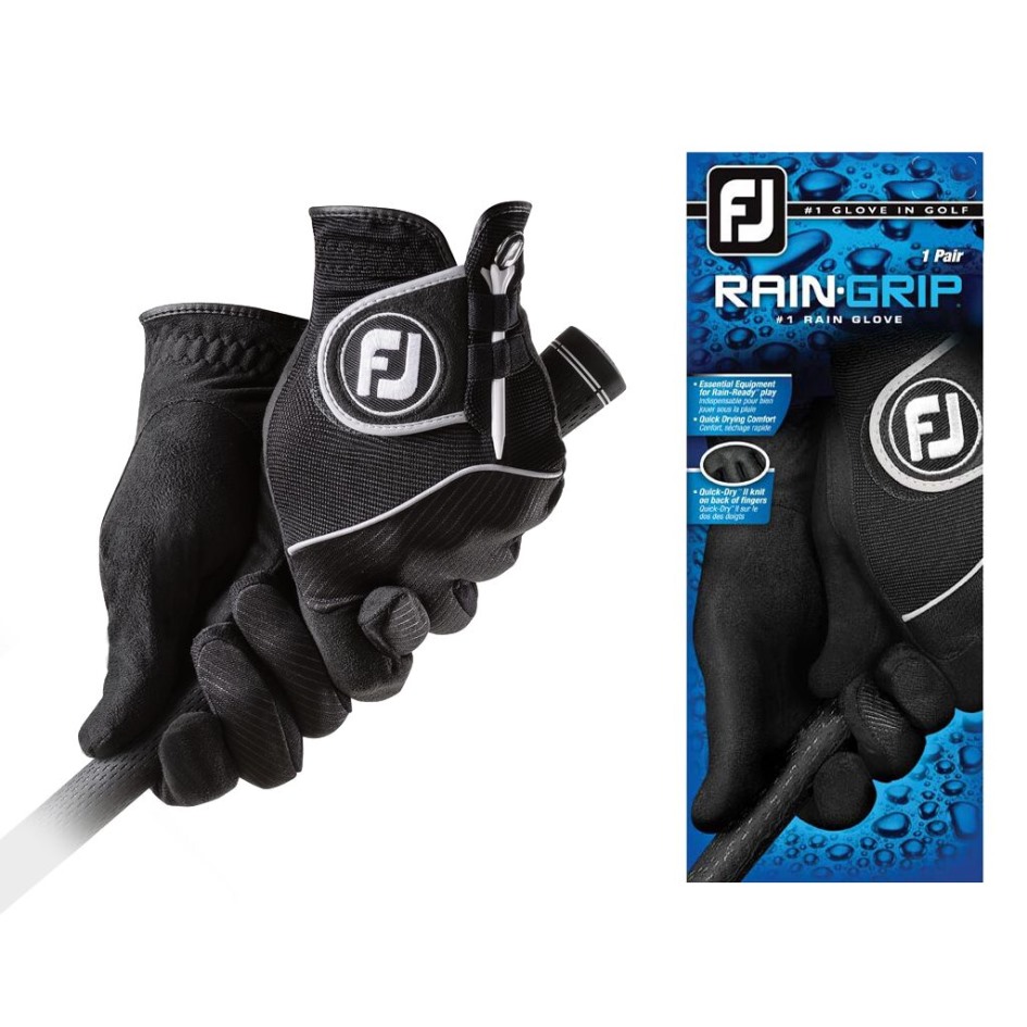 Footjoy Switzerland Raingrip Paar Schwarz