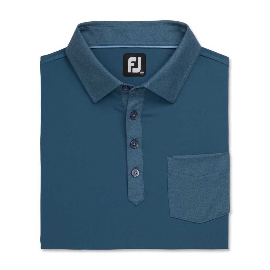 Ton In Ton Gehaltene, Einfarbige Taschenleisten Selbstkragen Footjoy Switzerland Ink