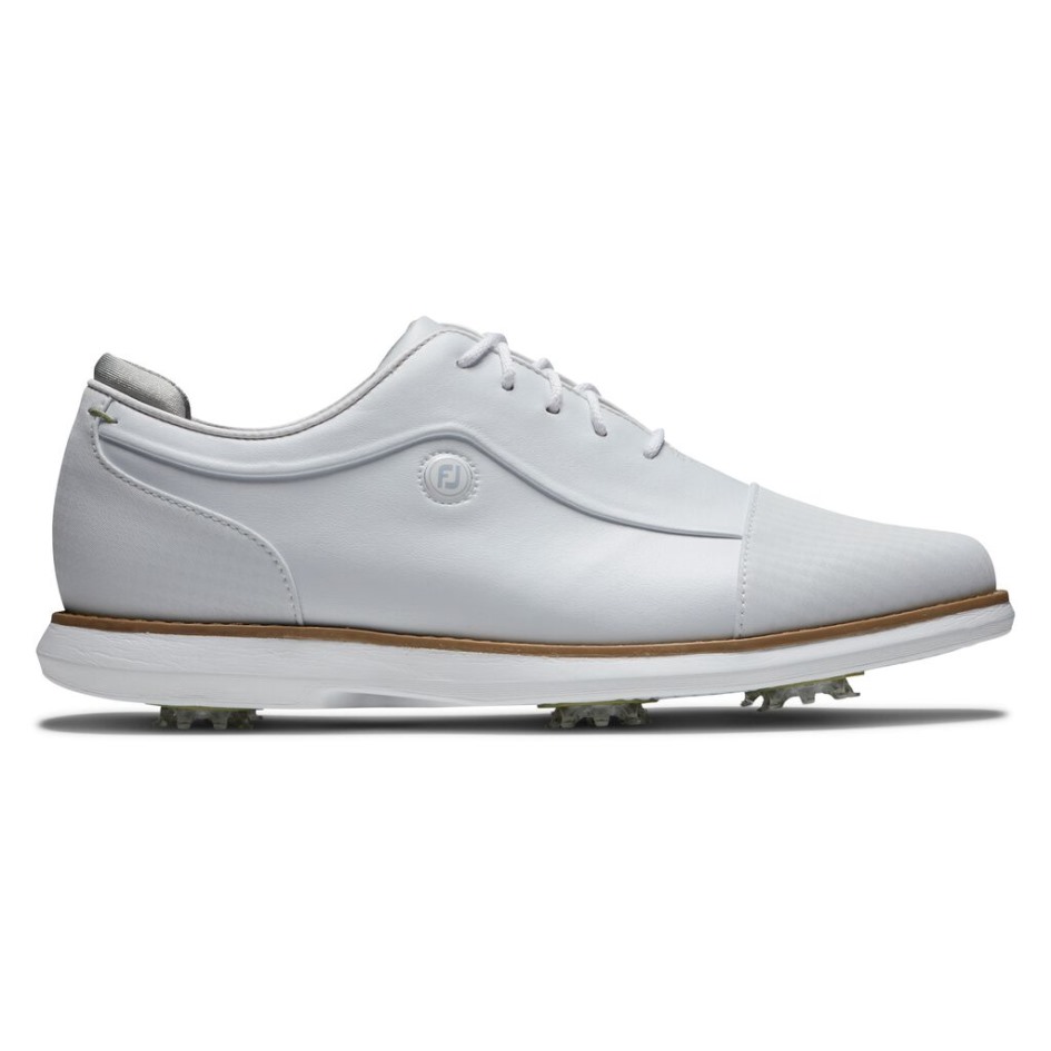 Footjoy Switzerland White Traditions Cap Toe Damen-stil Der Vorherigen Saison