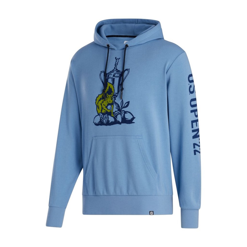 Footjoy Schweiz 2022 U.s. Offenes Sweatshirt Im Stil Der Vorsaison Himmelblau