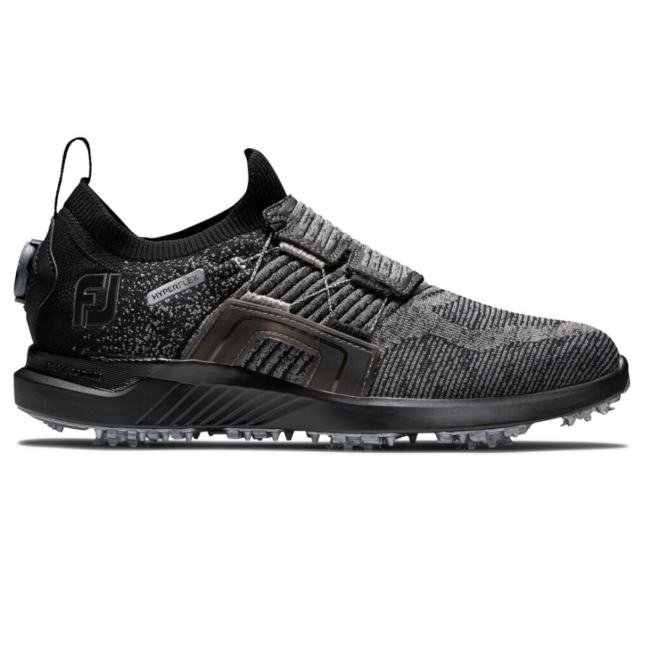 Schwarz-Kohle-Silber Hyperflex Boa-Stil Der Vergangenen Saison Footjoy Schweiz