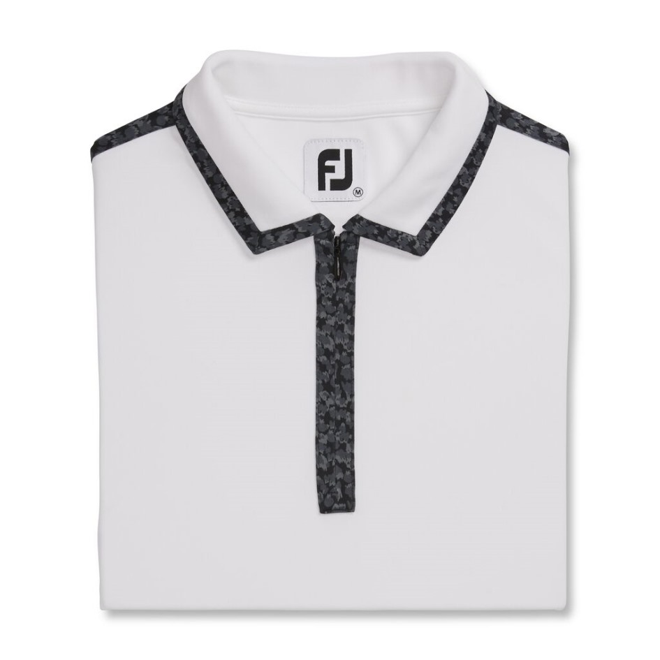 Weißer Sonnenschutz Mit Viertelreißverschluss Für Damen Im Stil Der Vorsaison Footjoy Switzerland