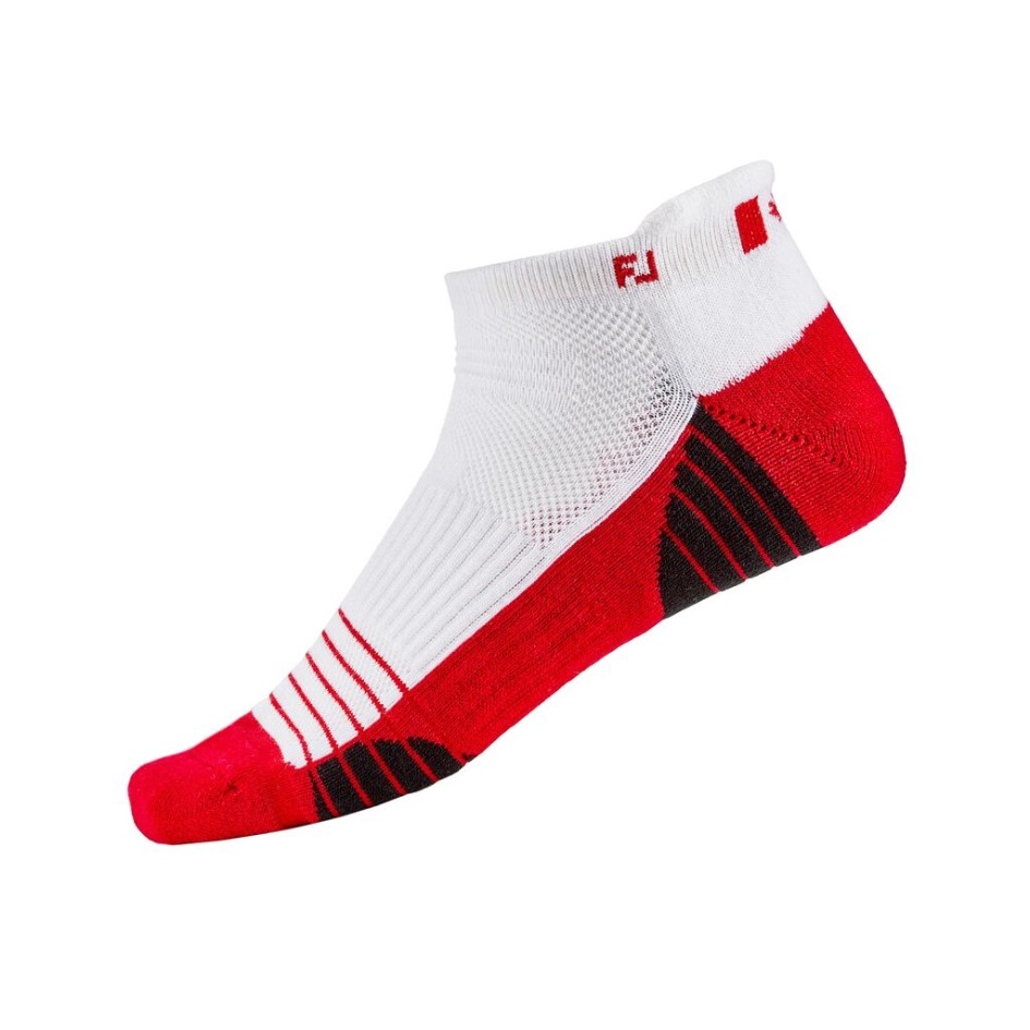 Weiß-rot-schwarz Techsof Tour Roll Tab Limitierte Flagge Footjoy Schweiz
