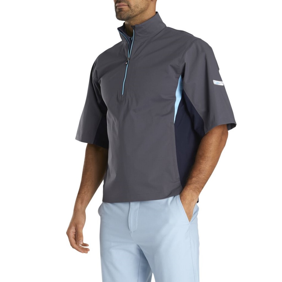 Hydrolite Kurzarm Regenshirt Footjoy Switzerland Charcoal-navy