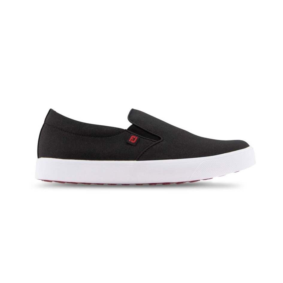 Footjoy Switzerland Black Sport Retro Damen-stil Der Vorherigen Saison