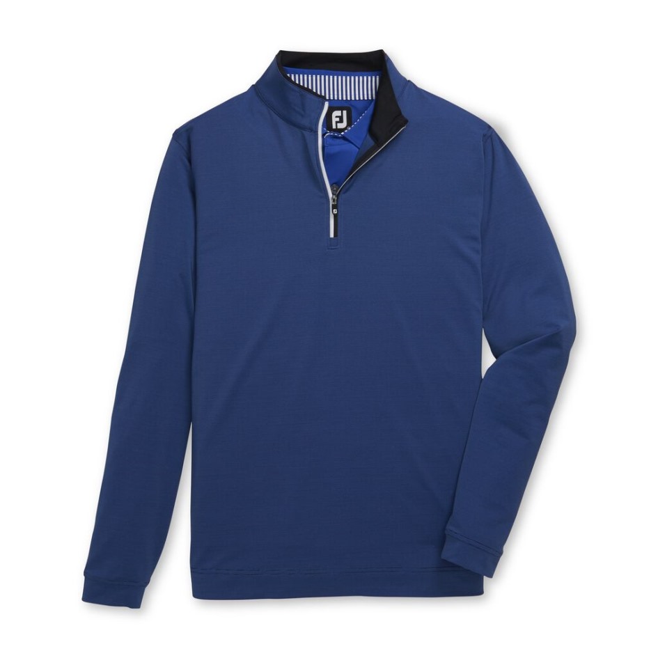 Footjoy Switzerland Schwarz-royal Leichter Viertelreißverschluss