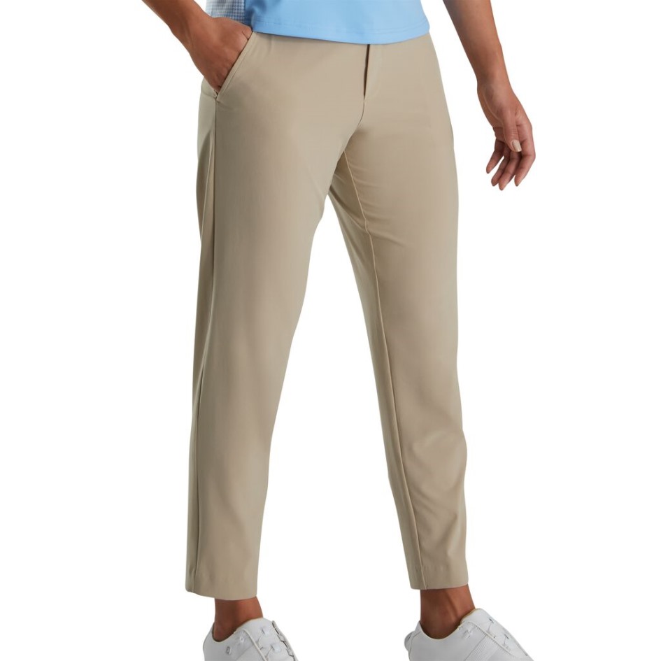 Khaki Footjoy Switzerland Leichte Knöchelhose Für Damen