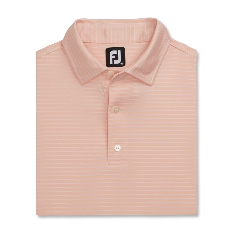 Lisle Classic Pencil Stripe Quarz Rosa-weiß Footjoy Switzerland