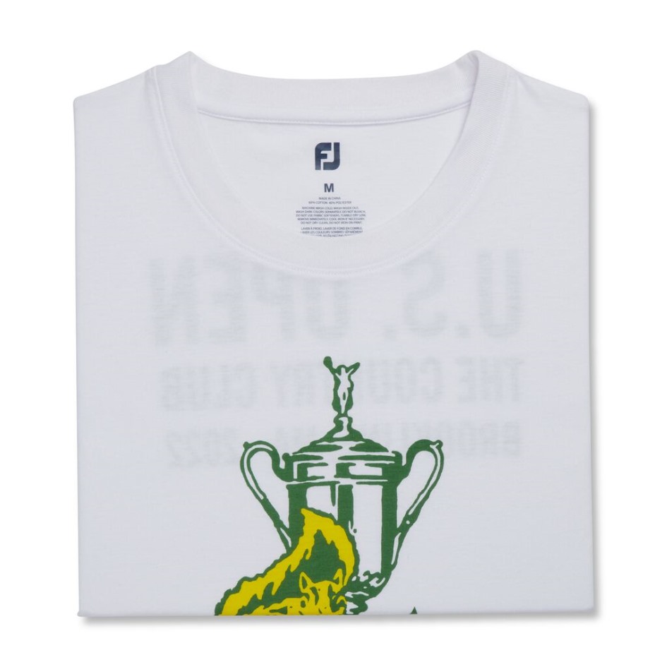 White Footjoy Schweiz 2022 Us Offenes T-Shirt Mit Eichhörnchen-Grafik Im Stil Der Vorherigen Saison
