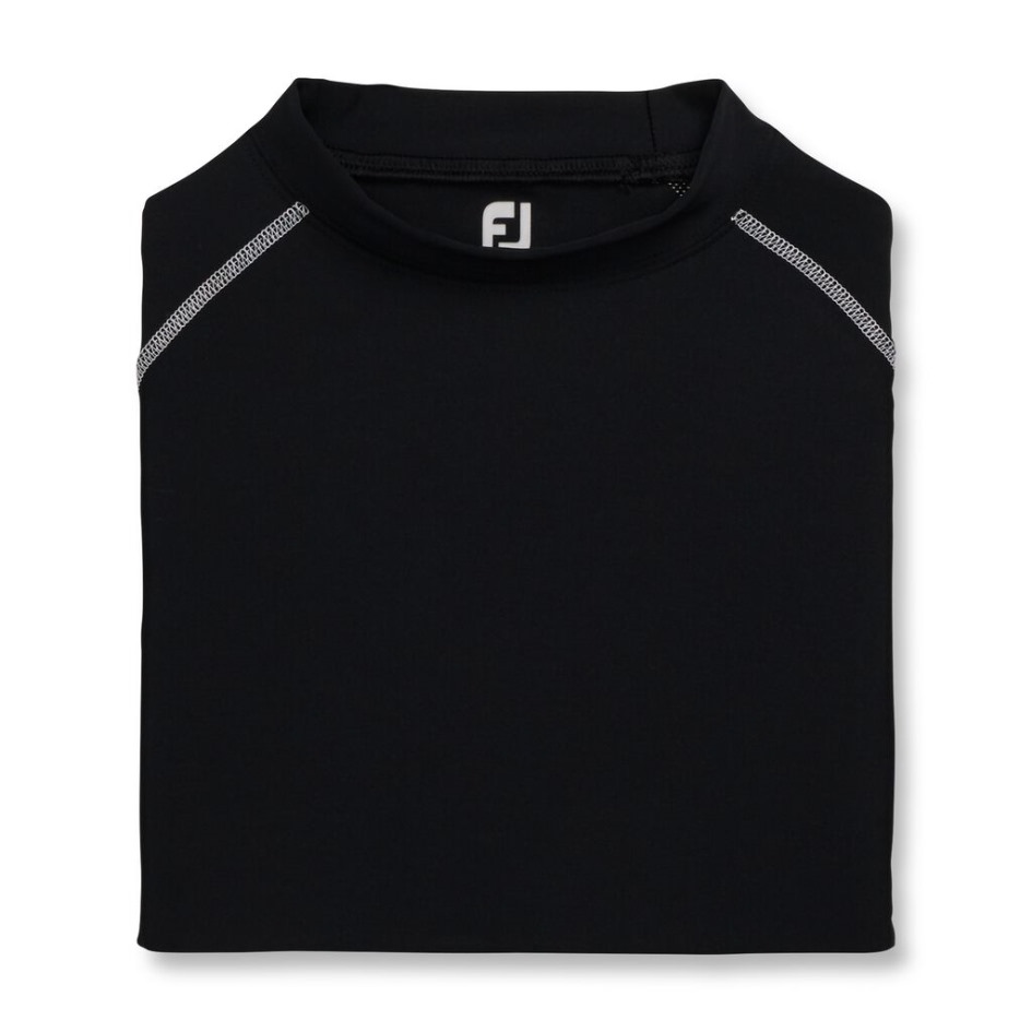 Footjoy Switzerland Schwarzes Thermounterhemd