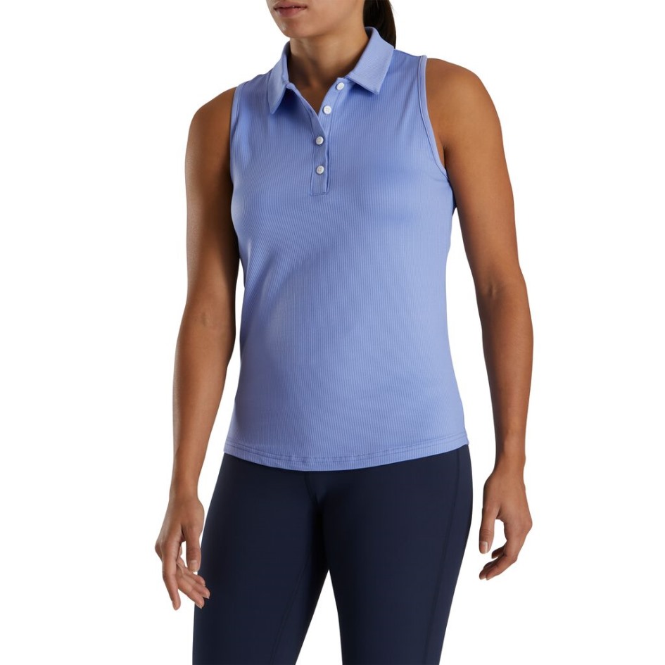 Violett Footjoy Schweiz ärmellose Gerippte Damen