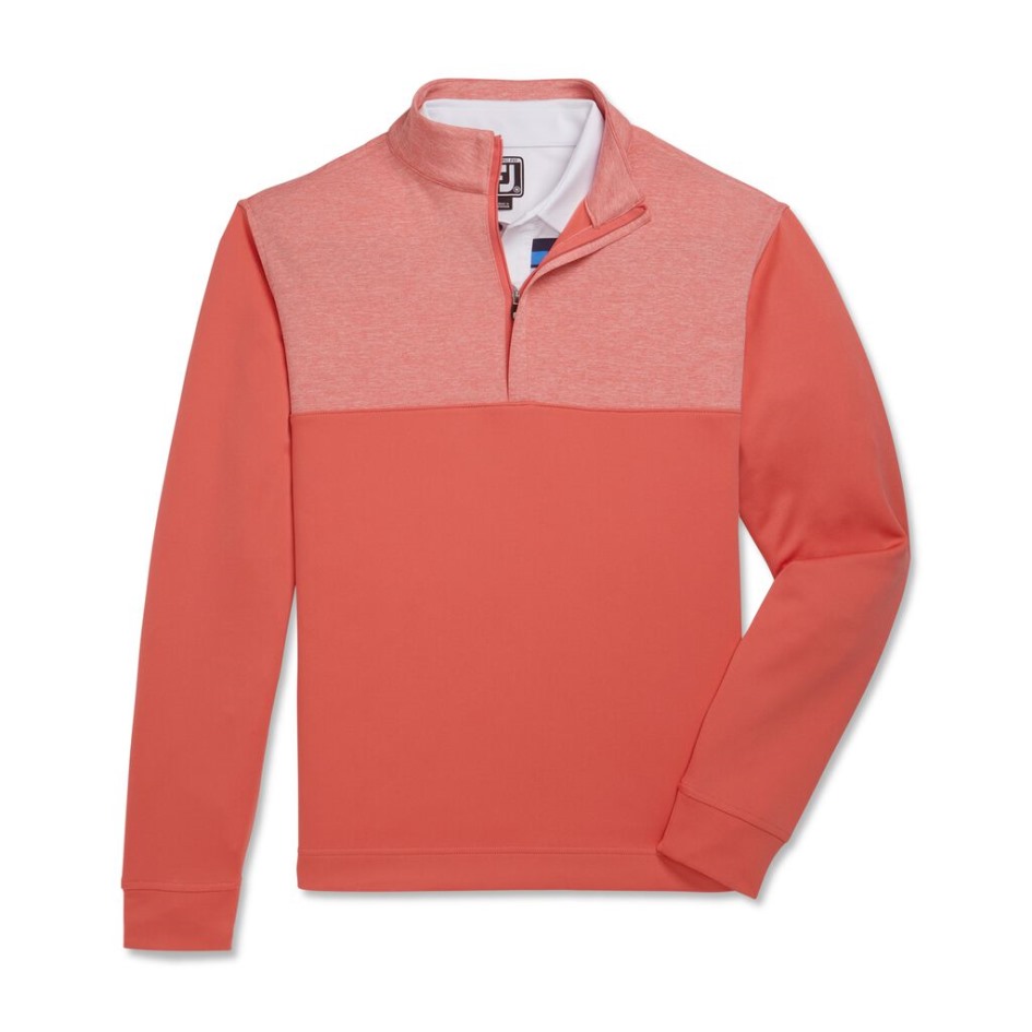 Koralle Footjoy Schweiz Heather Joke Mittelschicht Mit Halbem Reißverschluss