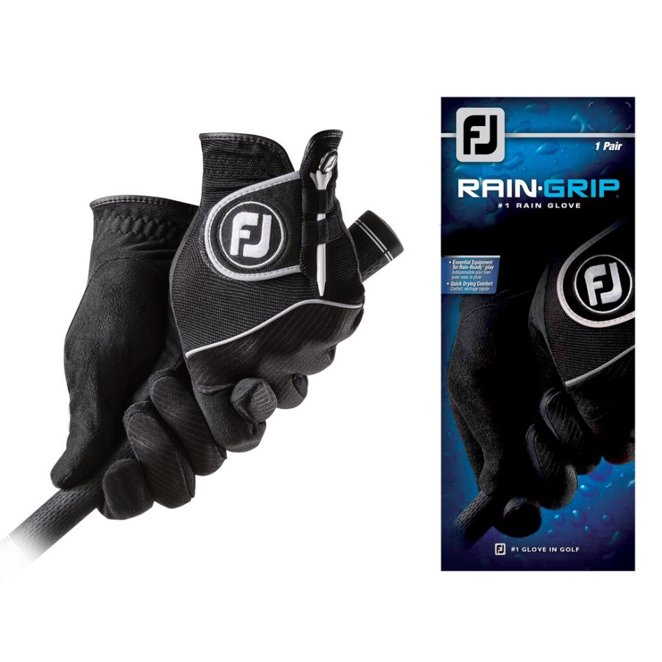 Schwarzes Raingrip-Paar Footjoy Switzerland