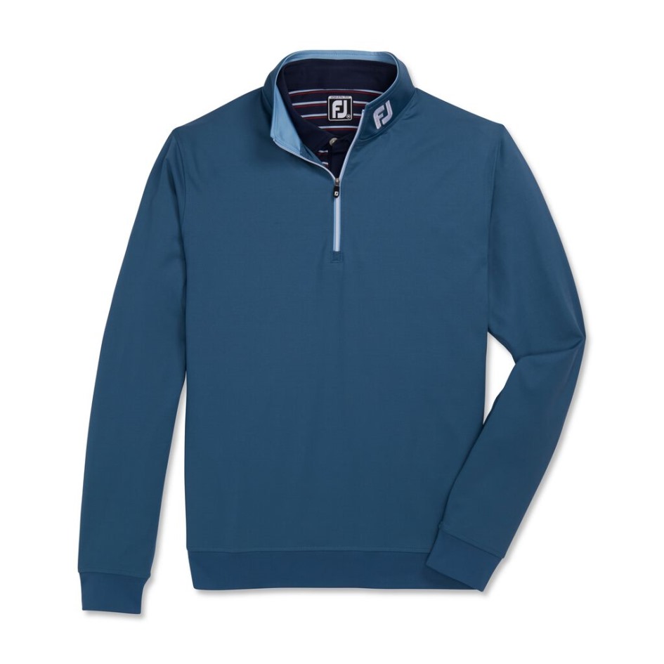 Pullover Mit Halbem Reißverschluss - Fj Tour-kragen Tinte Footjoy Schweiz