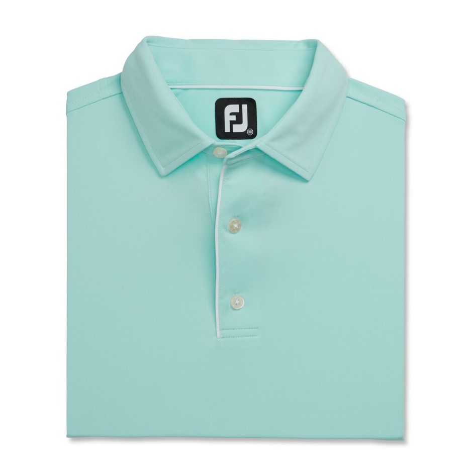 Langarm-Sonnenschutzshirt Footjoy Switzerland Mint