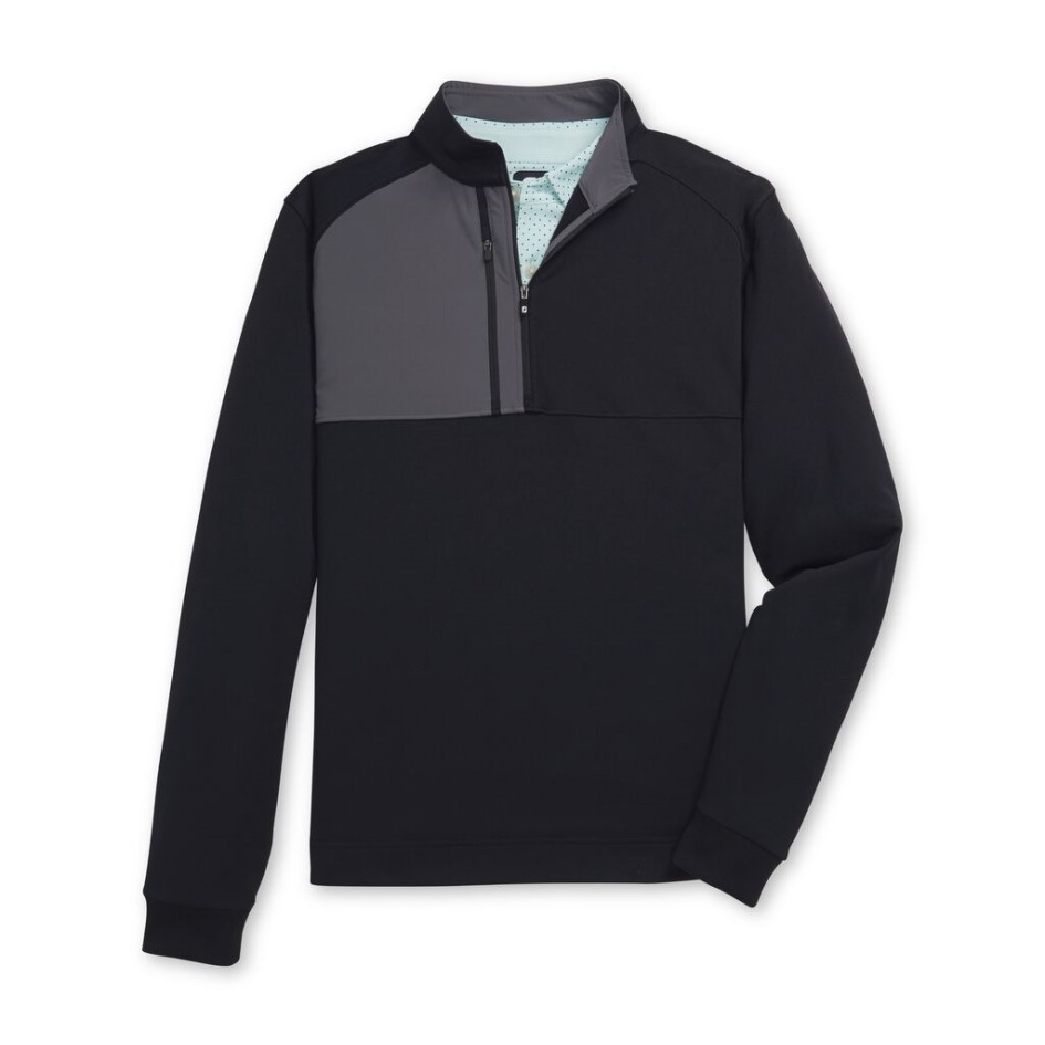 Footjoy Switzerland Pique Sport Midlayer Schwarz