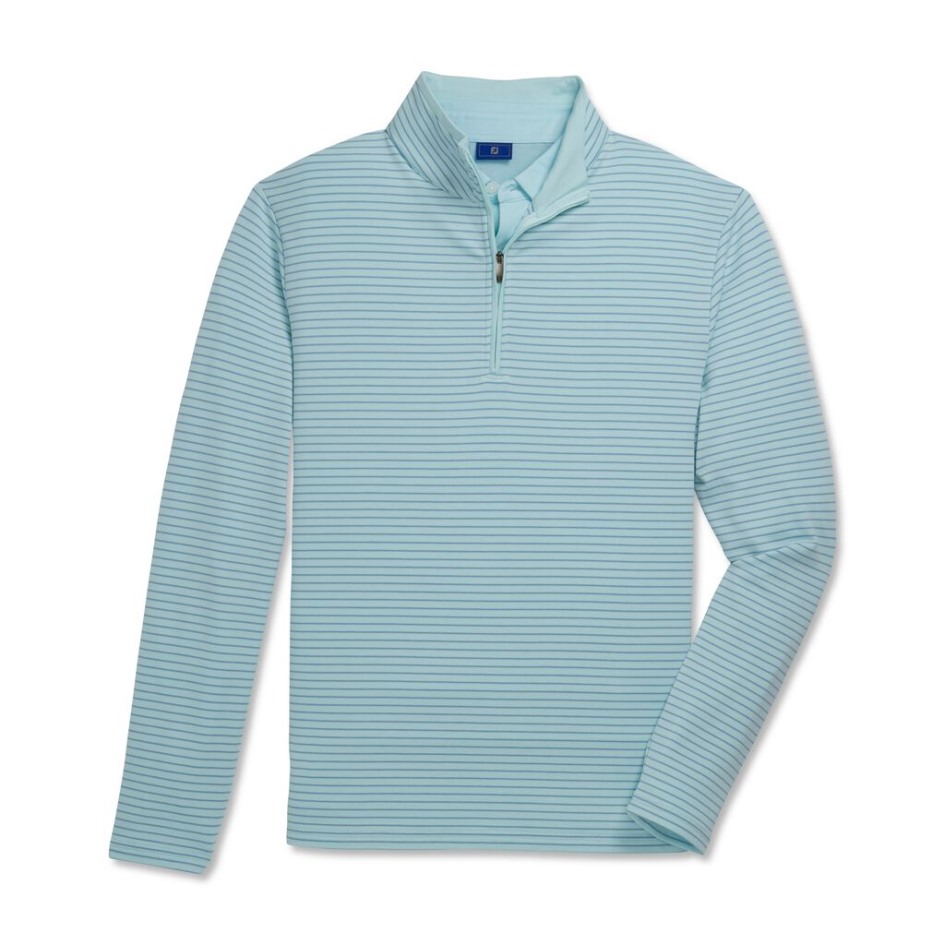 French Terry Quarter-Zip Seafoam-Blue Footjoy Switzerland