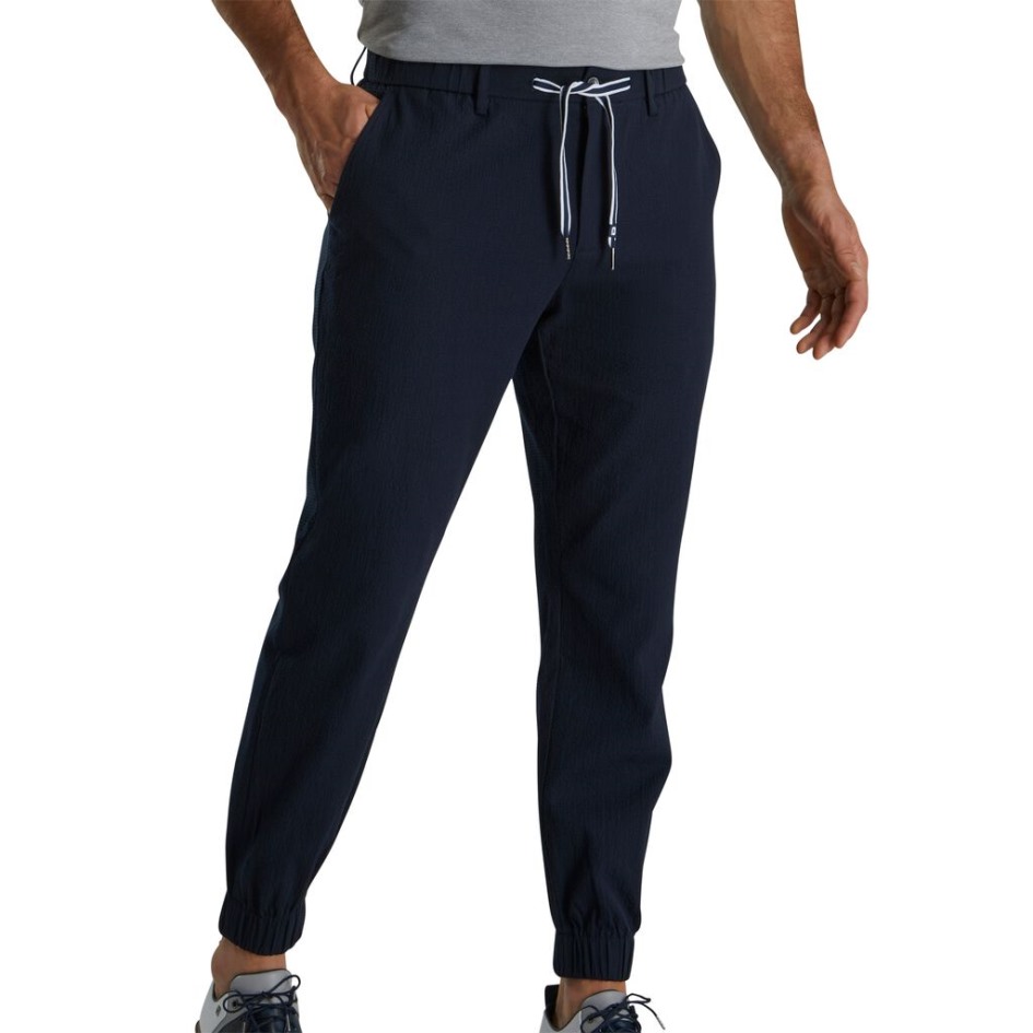 Seersucker Camp Jogger Footjoy Schweiz Marine