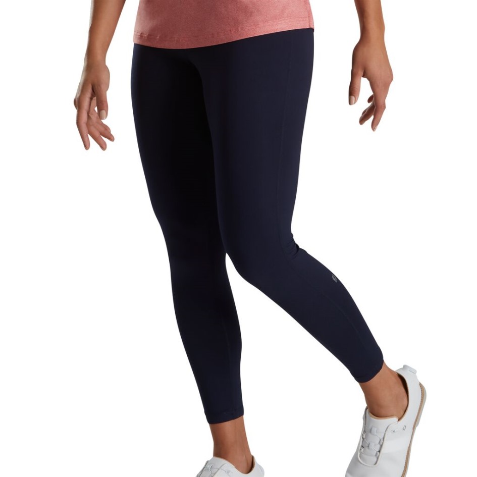 Footjoy Switzerland Navy Fleece-Leggings Damen