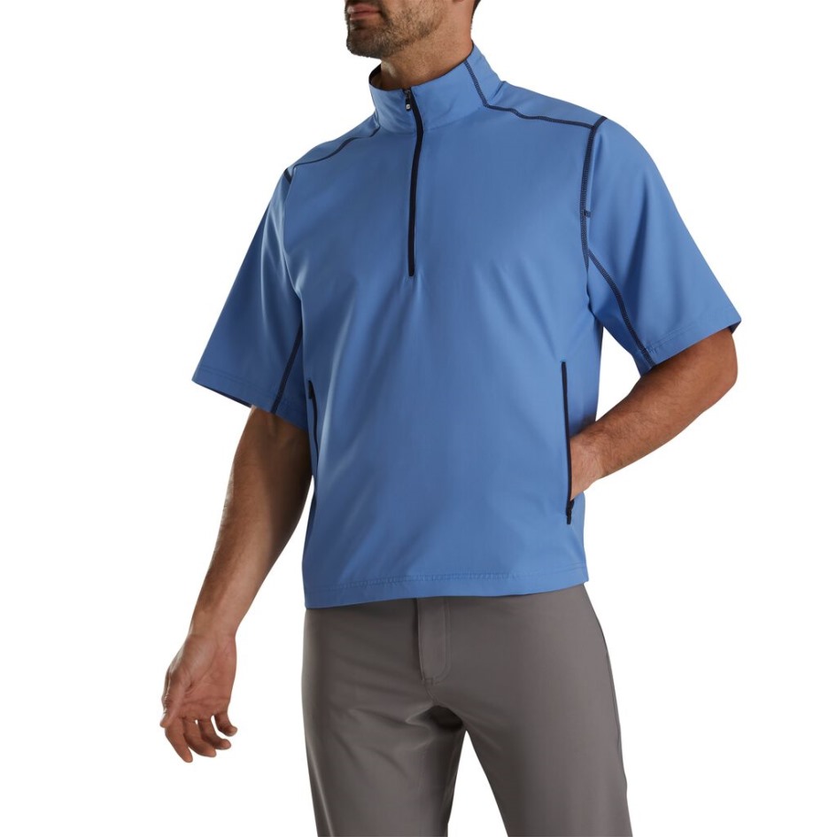 Kurzarm Sport Windshirt Indigo Footjoy Switzerland