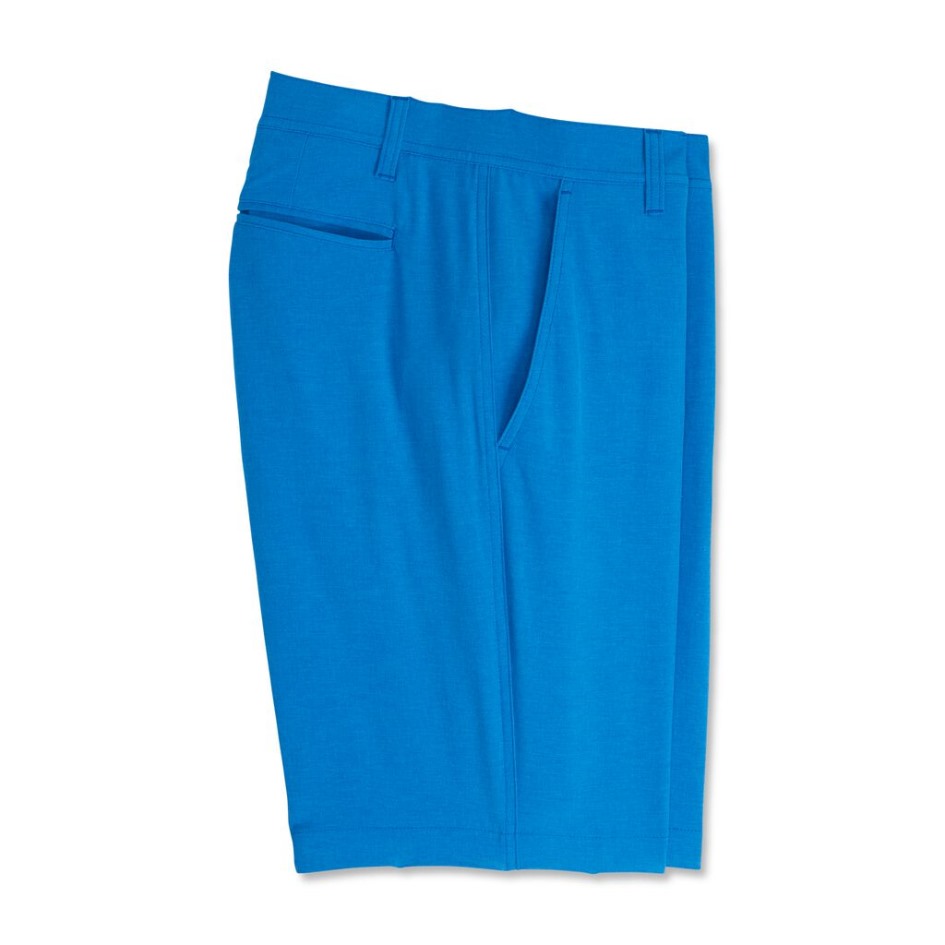 Footjoy Switzerland Stretch Gewebte Shorts-stil Der Vorherigen Saison Französisch Blau Meliert