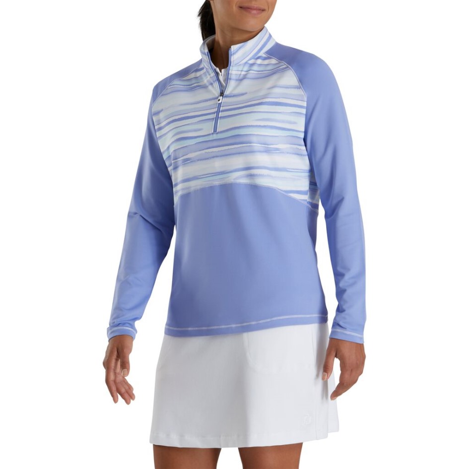 Veilchenfarbener Half-Zip Damen Footjoy Switzerland