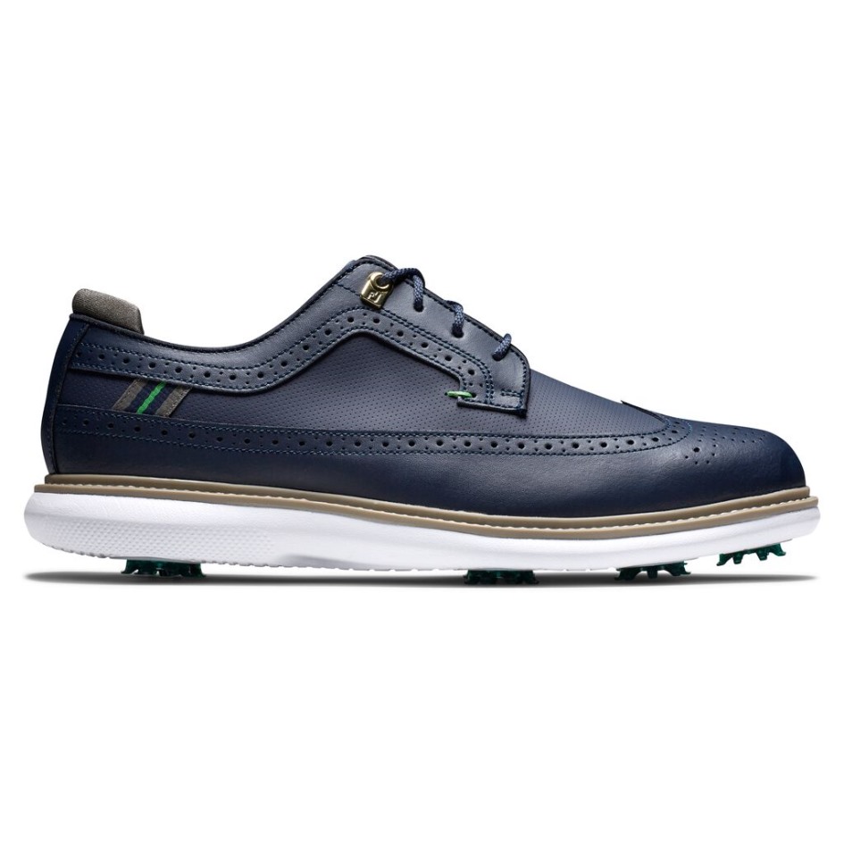 Footjoy Switzerland Navy Traditionen - Schildspitze