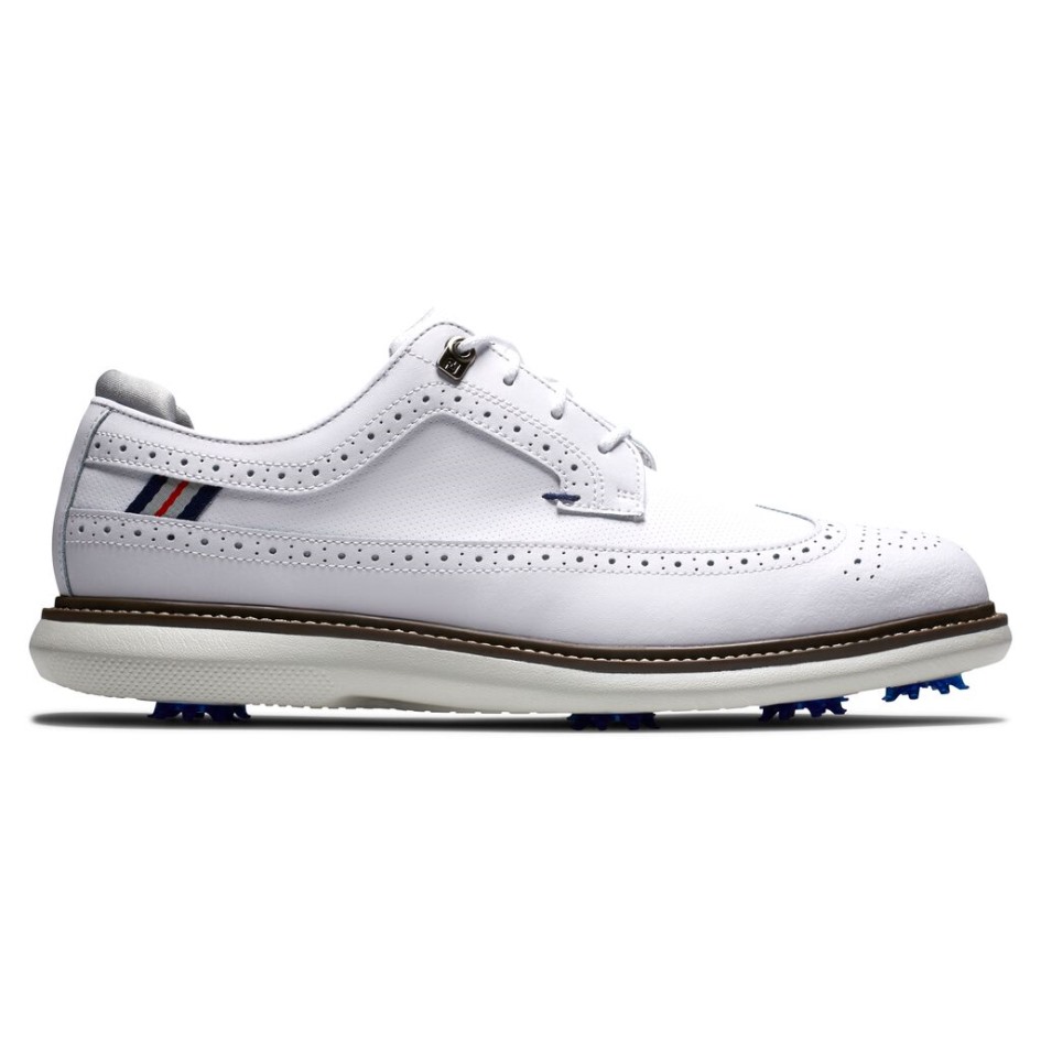 Footjoy Switzerland Traditionen - Schildspitze Weiß