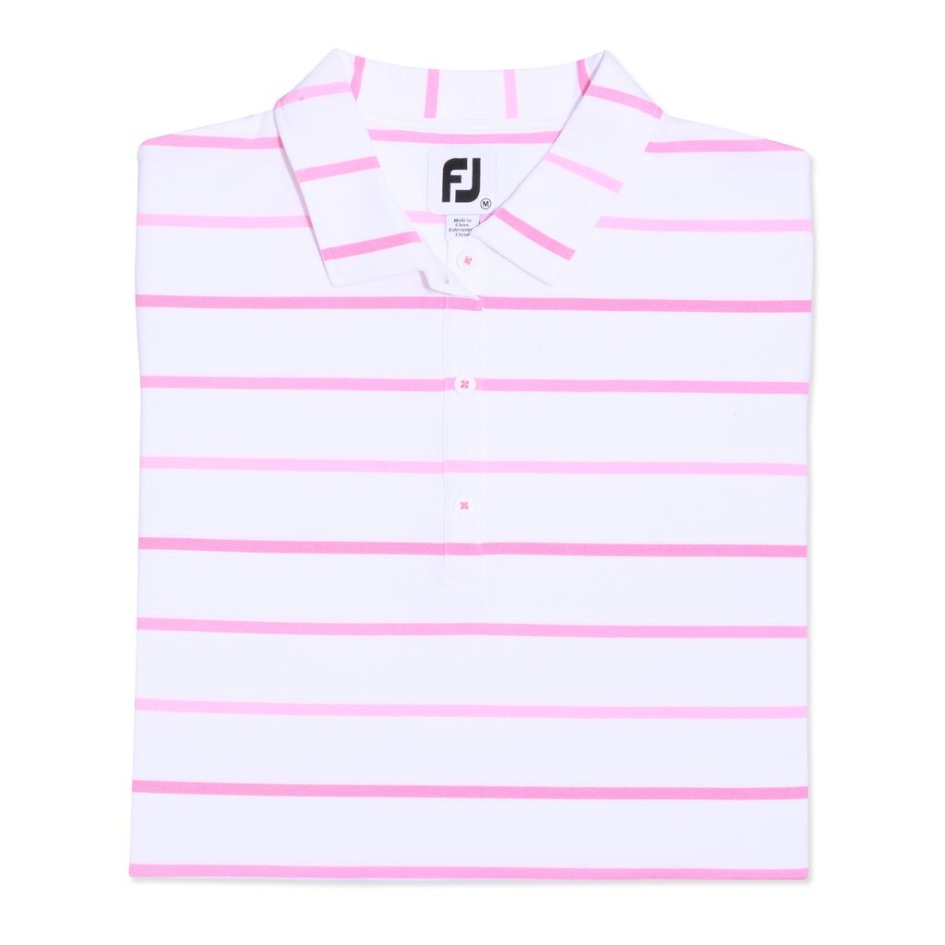 Brustkrebs Bewusstsein Birdseye Stripe Frauen Footjoy Switzerland White-pink