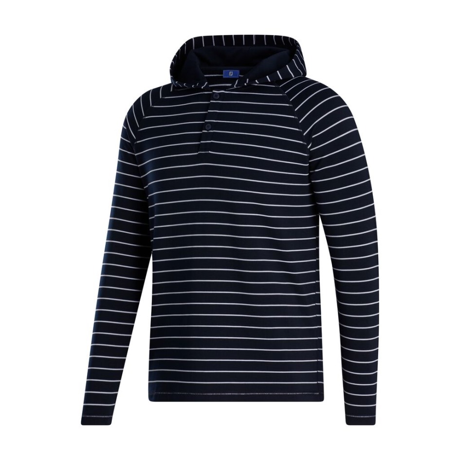 Navy-weiß Gestreifter Hoodie Footjoy Switzerland