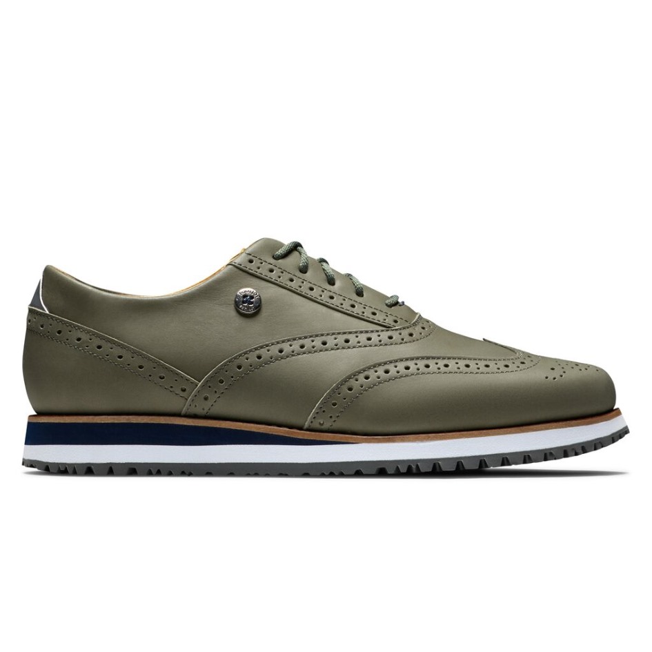 Sport Retro Damen-vorsaison Stil Olive Footjoy Schweiz