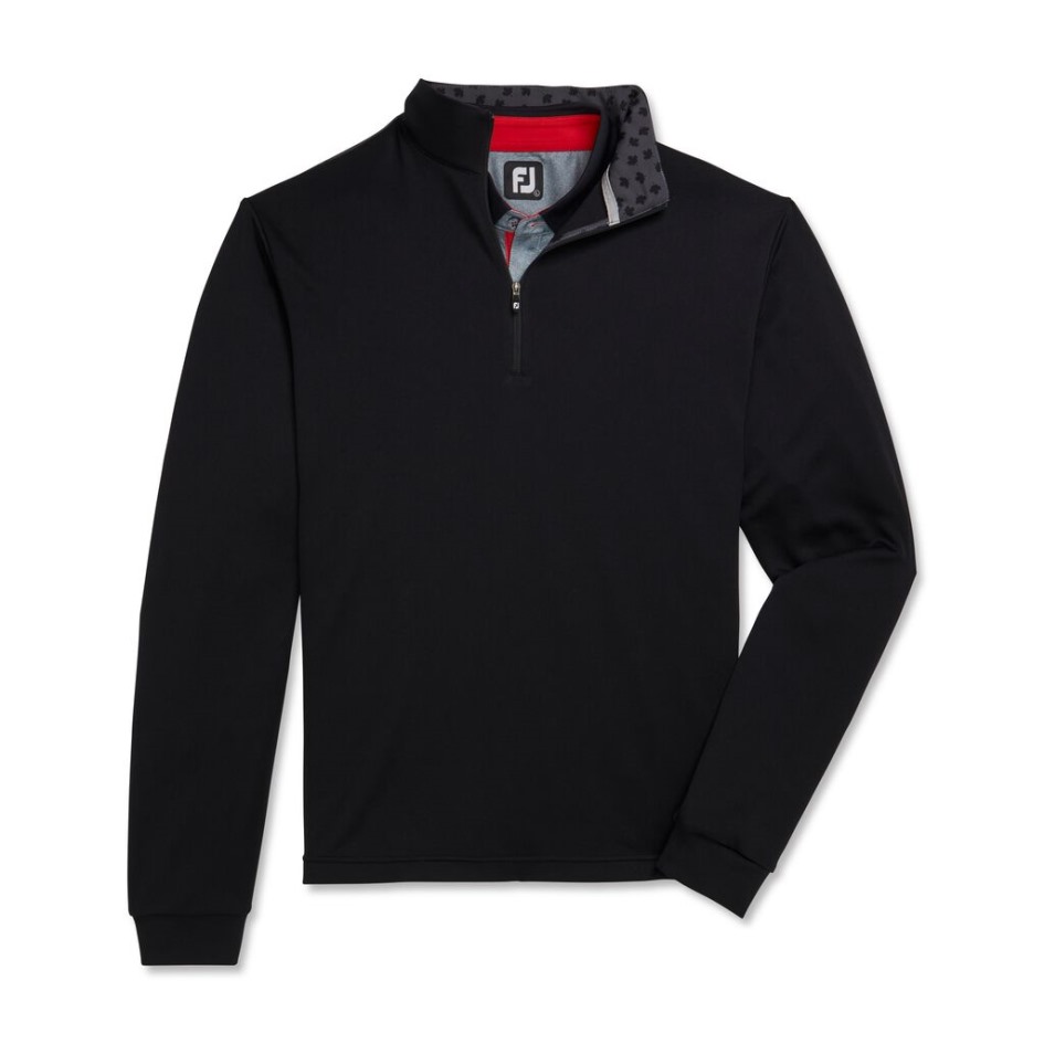 Leichter Midlayer Footjoy Switzerland Black-charcoal