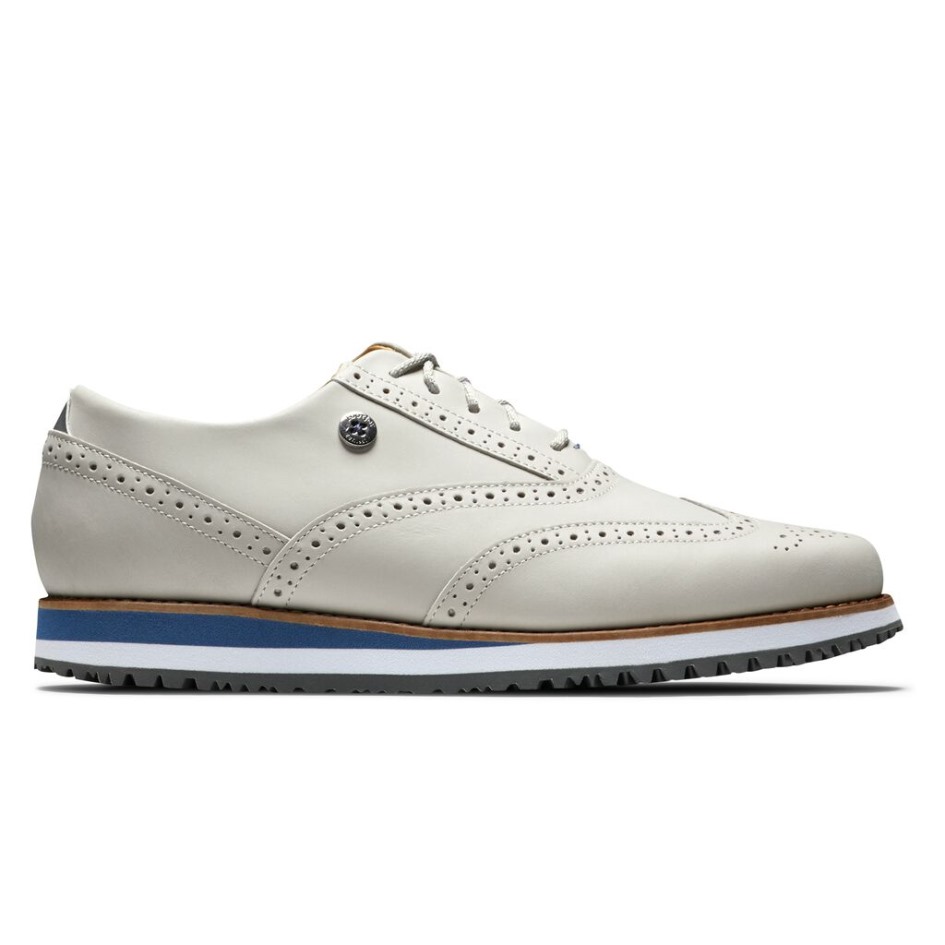 Footjoy Switzerland Sport Retro Damen-vorsaison Style Weiß