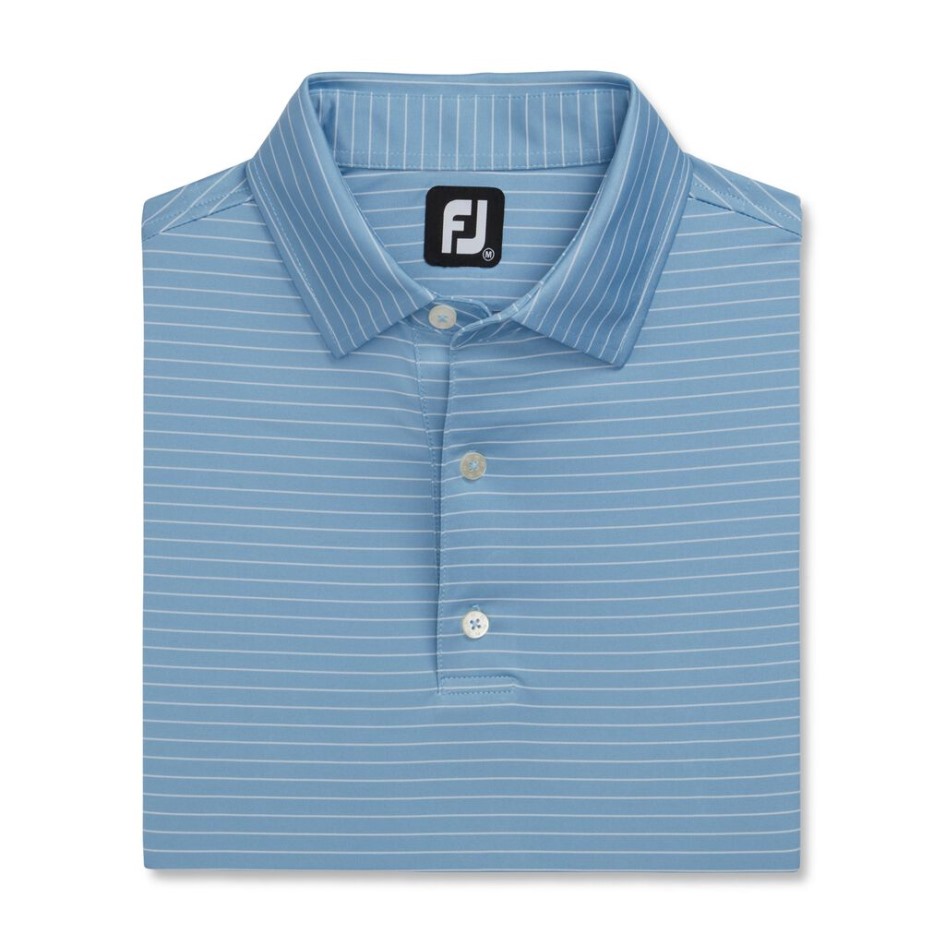 Lisle Klassischer Bleistiftstreifen Footjoy Schweiz Blau-weiss