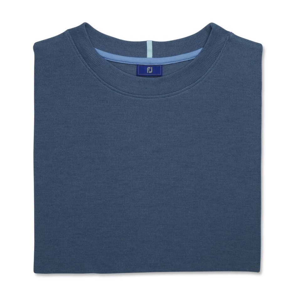 Footjoy Switzerland Bluestone Pullover Mit Rundhalsausschnitt