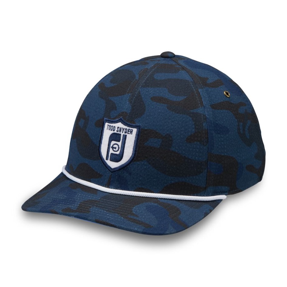 Navy Camo Seersucker Seilkappe Footjoy Switzerland